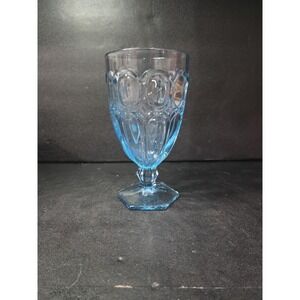 Fostoria Moonstone Light Blue‎ Ice Tea Goblet, Replacement Glass, Vtg Glassware